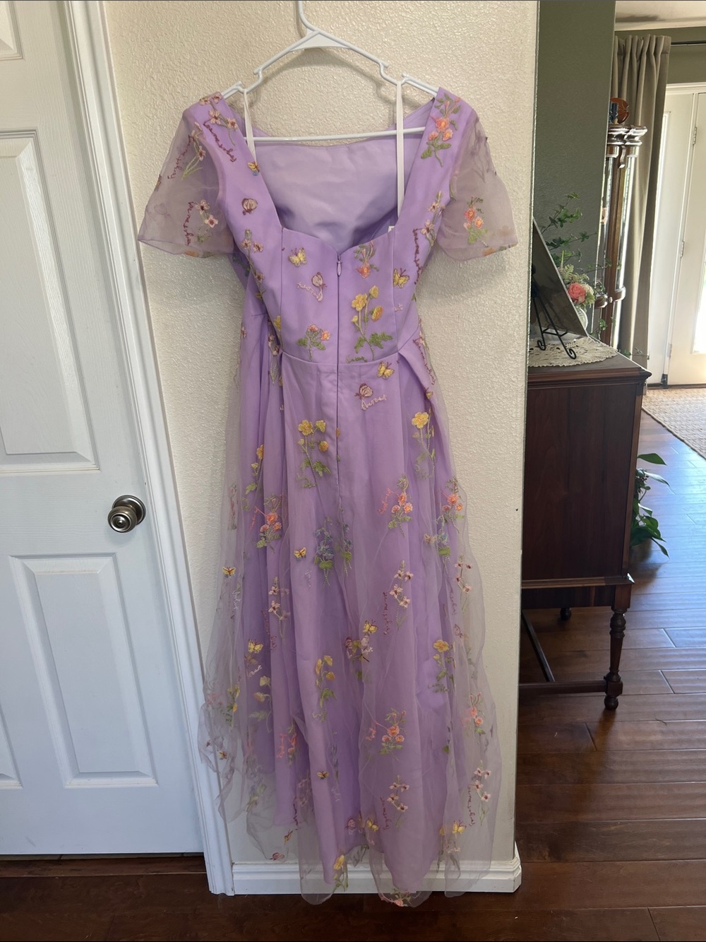 JJs House Lavender Embroidered Midi Dress - Picture 3 of 3